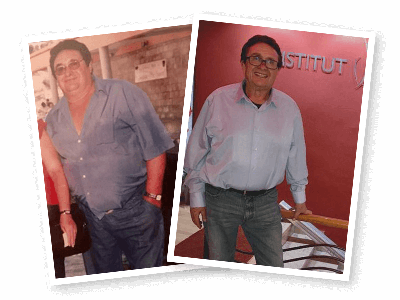 40 kilos menos en 6 meses siendo constante